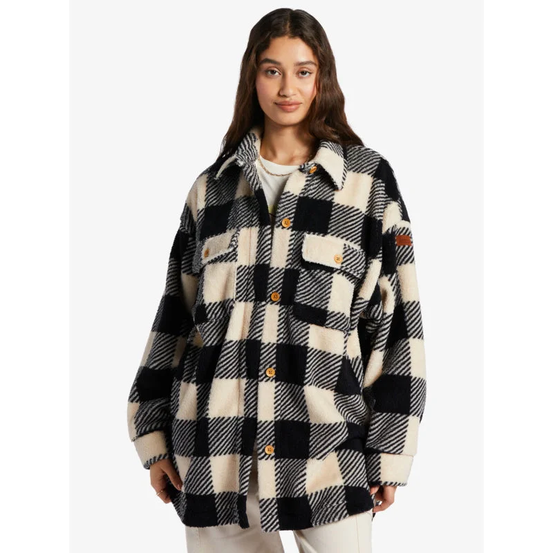 Roxy Over and Out Printed 2 Fleece Shirt Jacket