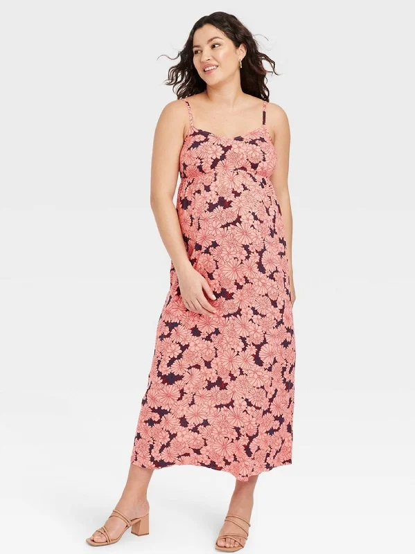 Women's Floral Printed Dress,Pink