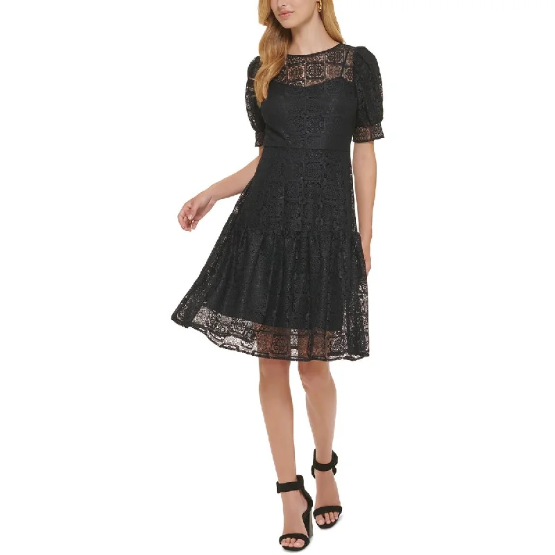 Calvin Klein Womens Lace Cocktail And Party Dress