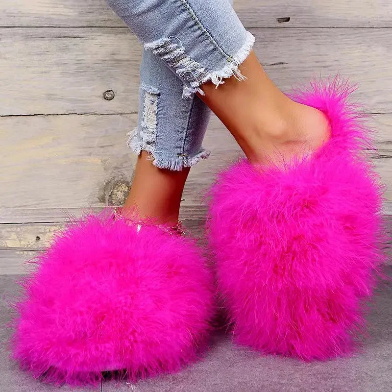 2022 Latest Fashion High Quality Solid Women's Fashion Soft Home Fluffy Fuzzy shoes Mongolian fur Slippers Cowboy Boot Western Style 2022 Latest Fashion High Quality Solid Women's Fashion Soft Home Fluffy Fuzzy shoes Mongolian fur Slippers Cowboy Boot Western Style