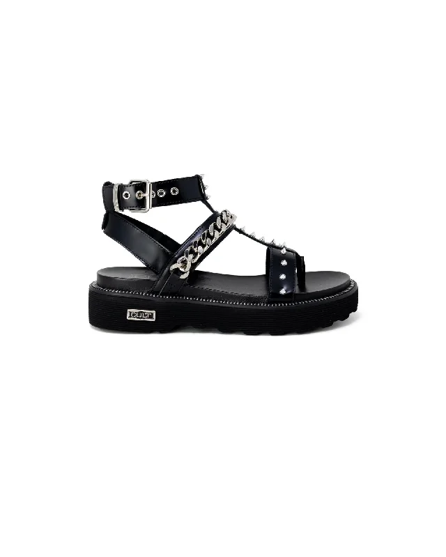 Strappy Leather Sandals Ivy League - Inspired Derby Look 