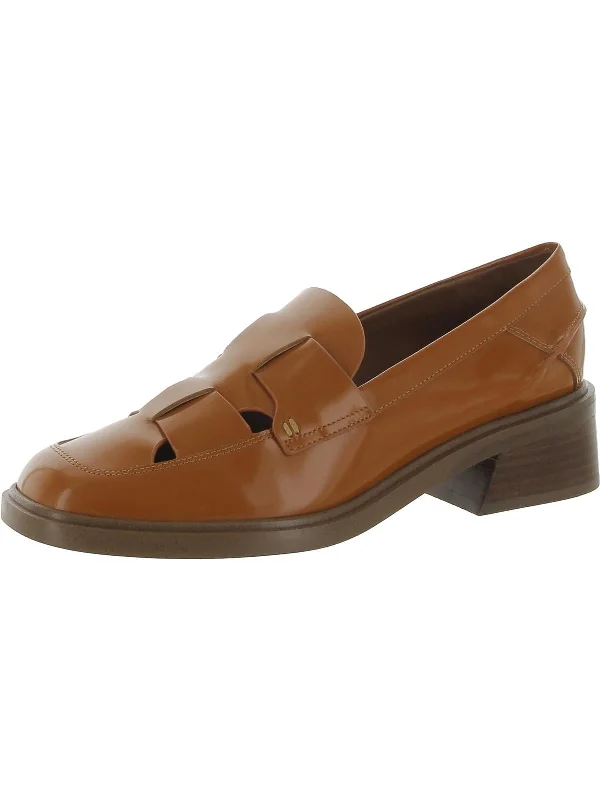 A-Gene Womens Comfort Insole Leather Loafers Comfortable Derby Style  