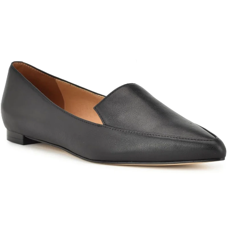 Abay Womens Solid Pointed Toe Loafers Sustainable Shoe Design  