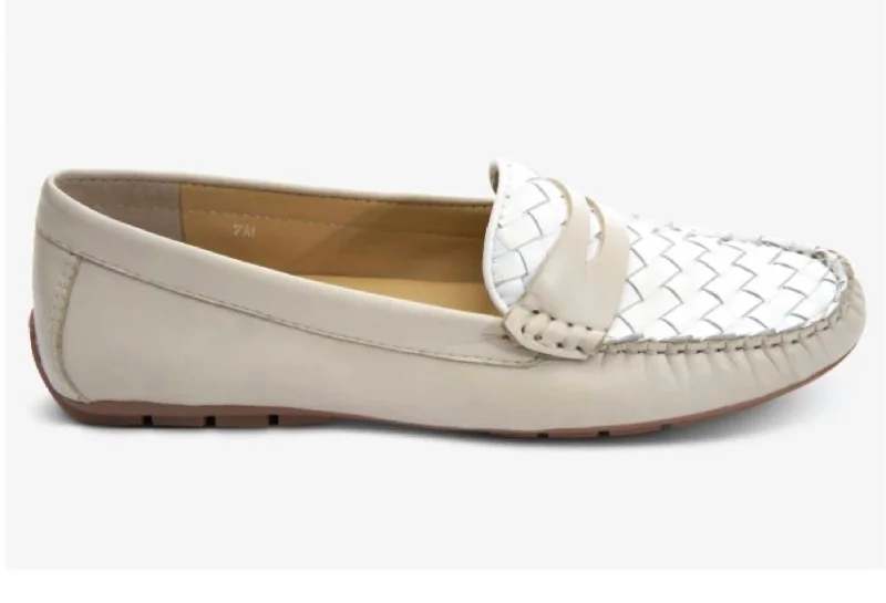 Adebel In Bone/white Skateboarding Sneaker Style  