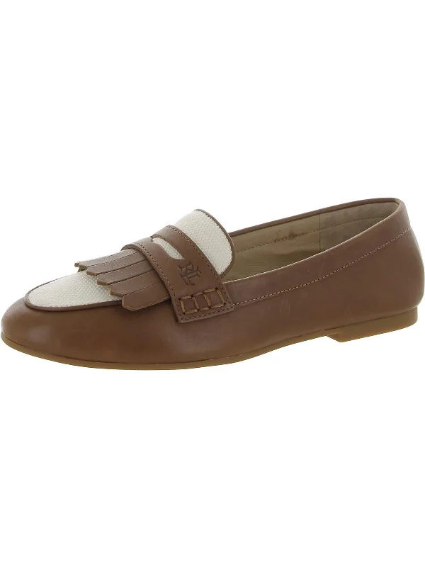 Adison Kilt  Womens Leather Embellished Loafers Sustainable Shoe Design  
