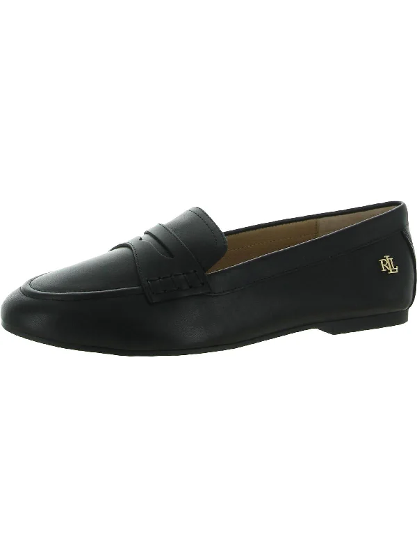 Adison Womens Leather Slip On Loafers Tech - Inspired Sneaker Look  