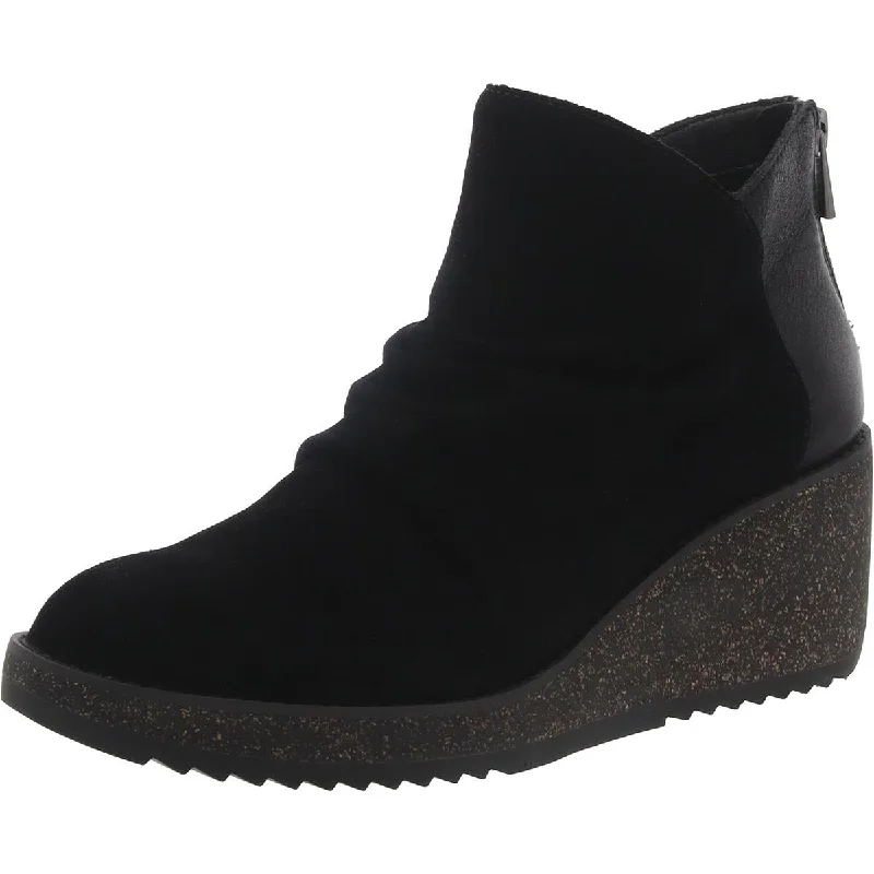Aetrex Womens Kara Zipper Wedge Mid-Calf Boots Quick - Dry Hiking Shoe Style   