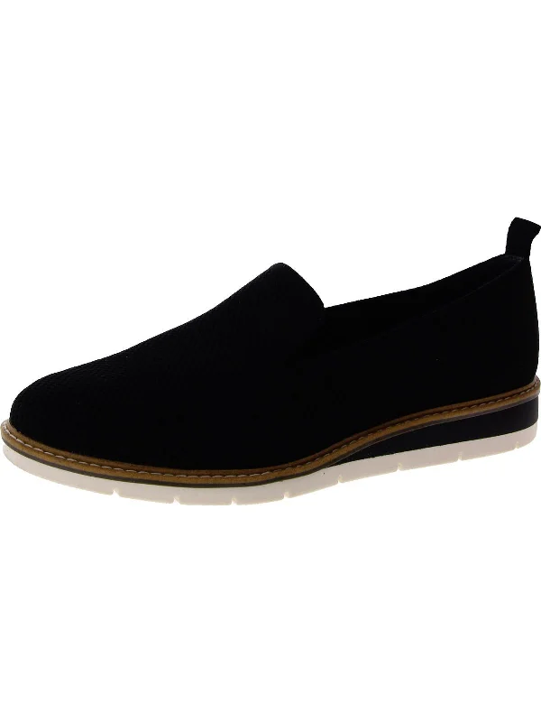 Alana 15 Womens Knit Slip On Loafers Comfortable Derby Style  