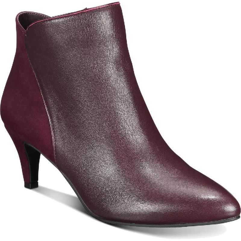 Alfani Womens Harpper Ankle Dress Boots Quilted Shoe Design  