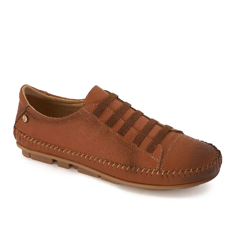 Andrea Ultra Comfort Slip On Drivers Distressed Leather Shoe Style  