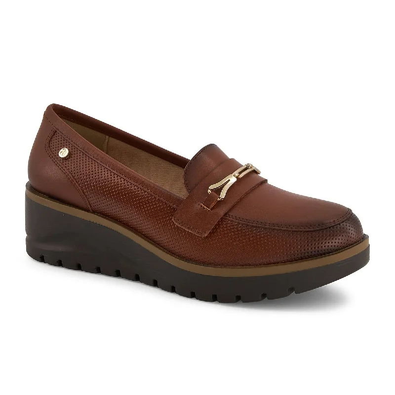 Andrea Wedge Loafers Quilted Shoe Design  
