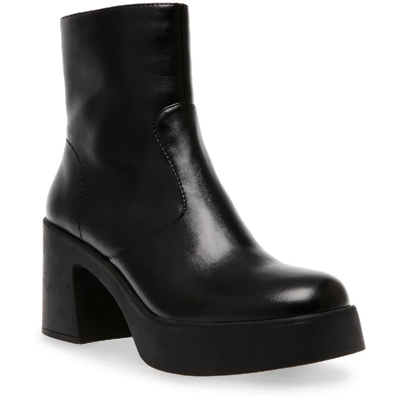 Anne Klein Womens Sierra  Block Heel Booties Strap - Up Sandal Resort Style  