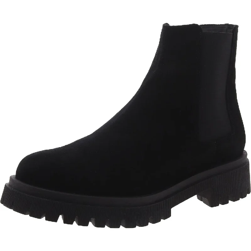 Aquatalia Womens Olessa Suede Weatherproof Ankle Boots Slide Sandal Beach Style  
