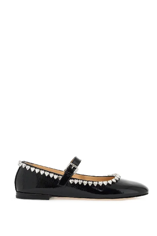 MACH E MACH audrey ballet flats with heart-shaped crystals Suede Desert Boot 