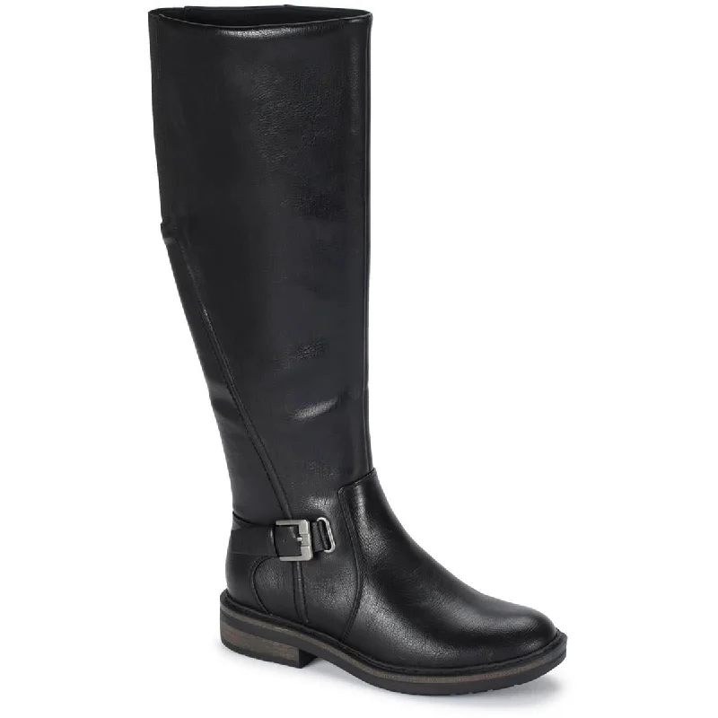 Baretraps Womens Autumn Tall Zipper Knee-High Boots Elastic - Sided Chelsea Look  
