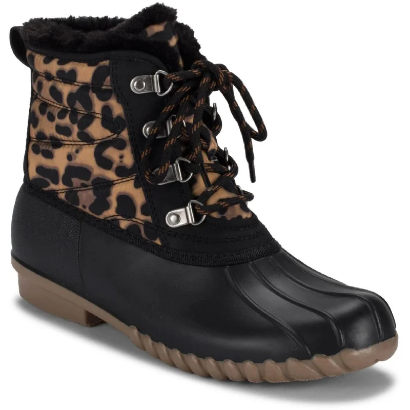 Baretraps Womens Flynn Duck Shoes Waterproof Winter & Snow Boots Retro Plimsoll Style  