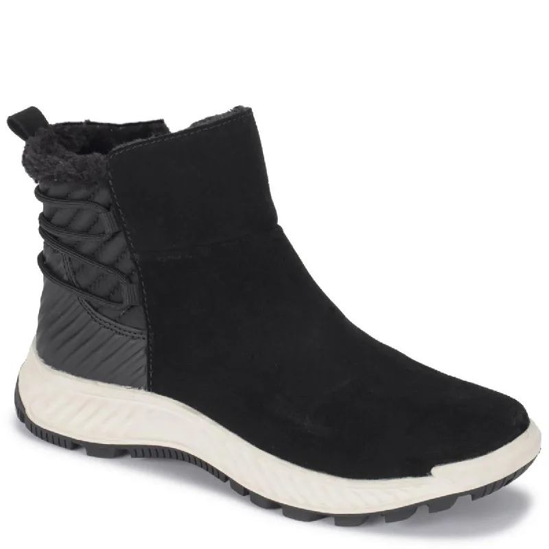Baretraps Womens Mandie Suede Faux Fur Winter & Snow Boots Performance Running Sneaker Look  