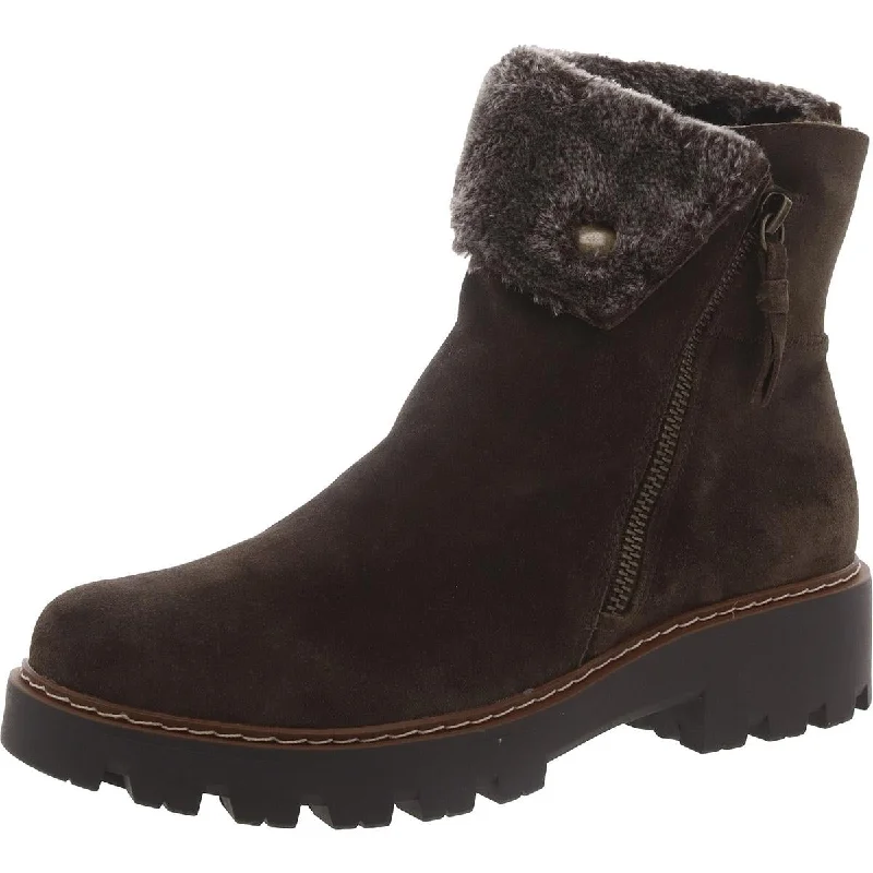 Baretraps Womens WYOMING Leather Lugged Sole Winter & Snow Boots Sustainable Shoe Design  