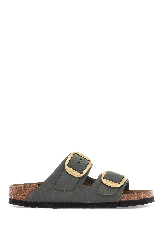 BIRKENSTOCK big buckle arizona slides Combat - Inspired Military Boot Look  