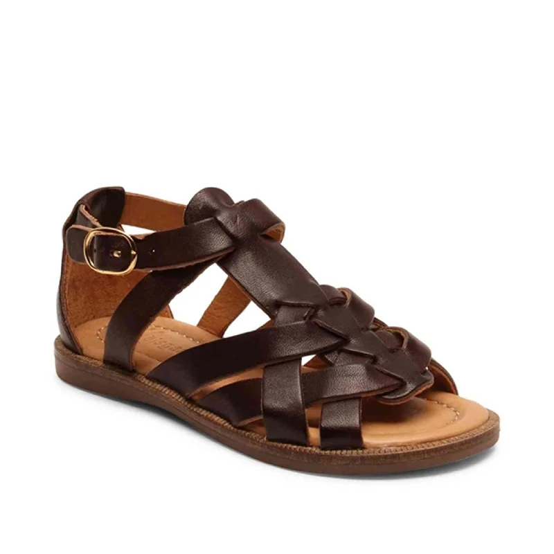 Bisgaard Amalie Sandal Brown Wingtip Oxford Design 
