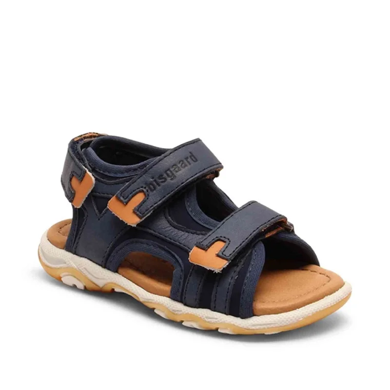Bisgaard Arno Sandal Navy Athleisure Derby Style  