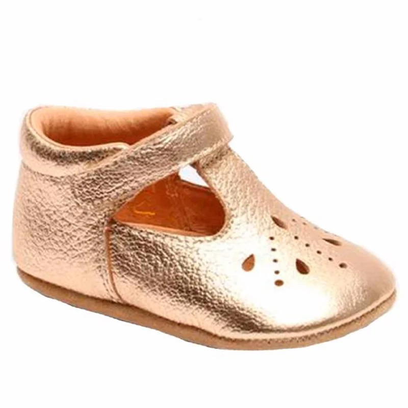 Bisgaard Futter Bloom Gold Ankle - High Military Boot Style  