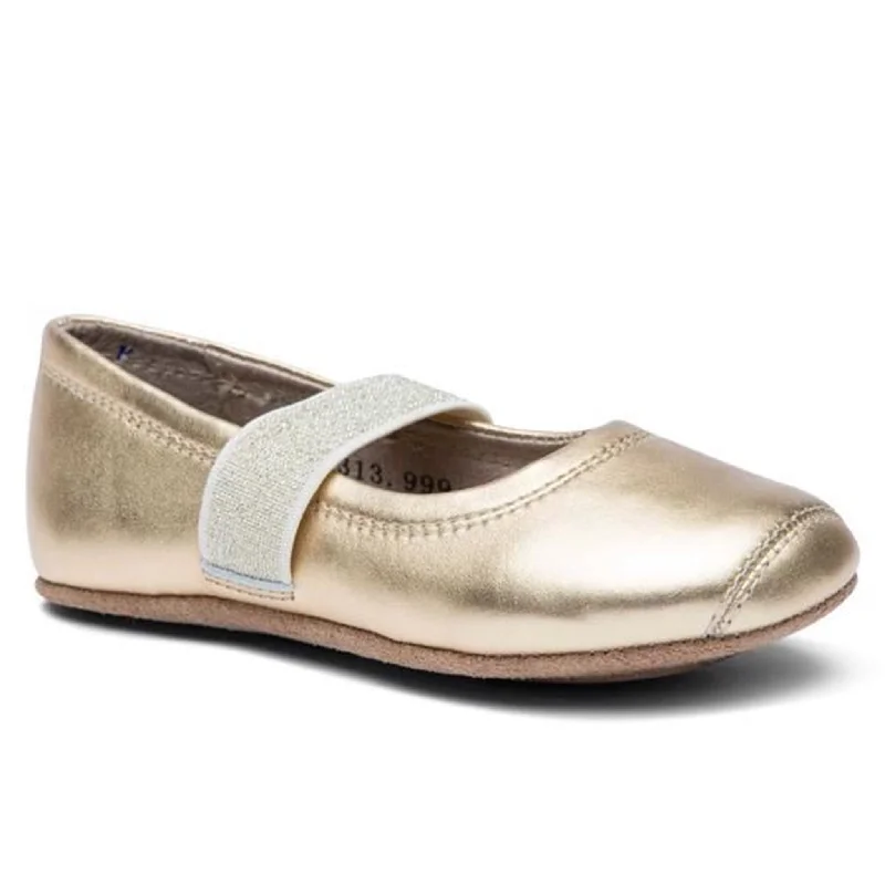 Bisgaard Indoor Ballet Shoes 12313 (gold) Art Deco - Inspired Shoe Look  