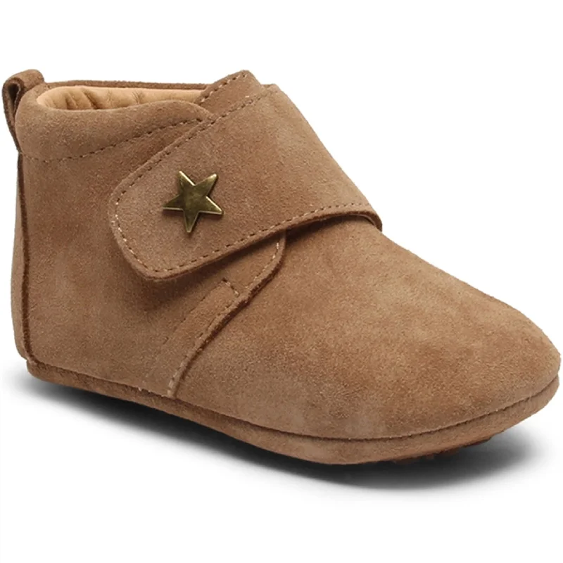 Bisgaard Indoor Shoes Baby Star Camel Desert Boot Utility Style  