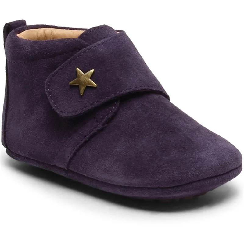 Bisgaard Indoor Shoes Baby Star Purple Skateboarding Sneaker Style  
