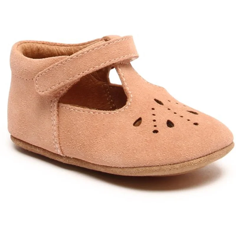 Bisgaard Indoor Shoes Bloom Peach Tassel Driving Shoe Look 
