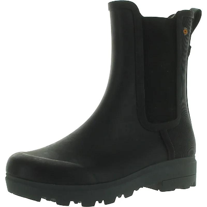 Bogs Womens Holly Tal Chels Outdoor Chelsea Rain Boots Sustainable Shoe Design  