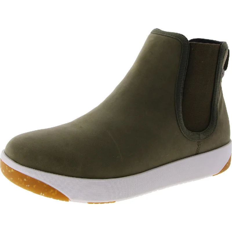 Bogs Womens KICKER Leather Waterpoof Booties Zip - Up Boot Style  