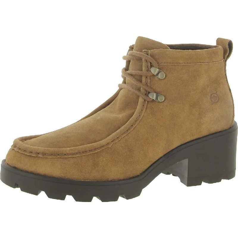 Born Womens Griffin Leather Ankle Chukka Boots Skateboarding Sneaker Style  
