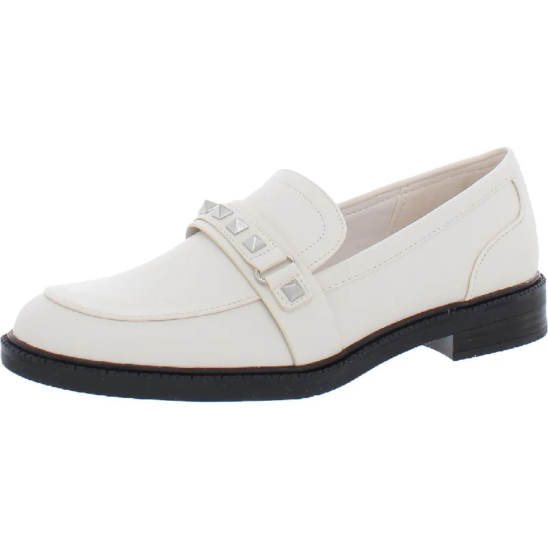 Cancia 2 Womens Faux Leather Flat Loafers Skateboarding Sneaker Style  