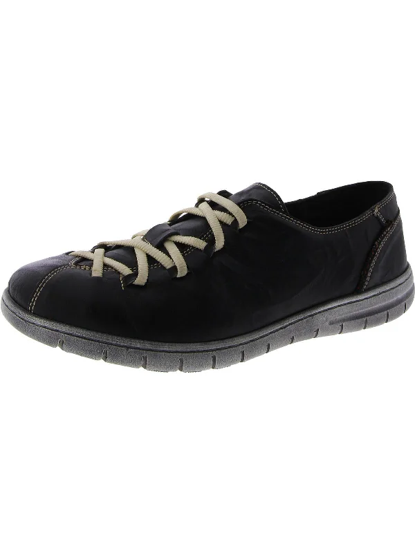 CARHOPPER Womens Leather Lace up Oxfords Aesthetic  