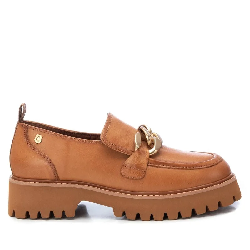 Carmela CollectionWomen's Leather Moccasins By XTI Quick - Dry Hiking Shoe Style   