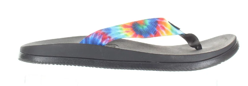 Chaco Mens Flip Flop Sz 12 Two - Tone Shoe Design  