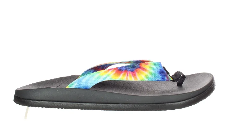 Chaco Mens Flip Flop Sz Beaded Moccasin Design 