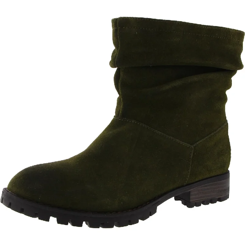 Chinese Laundry Womens Flip Leather Pull On Booties Upcycled Shoe Look  