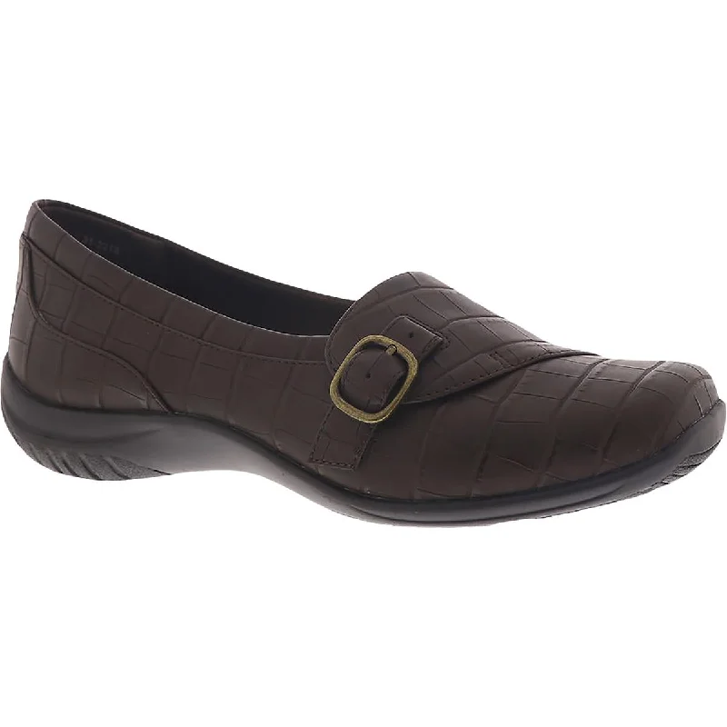 Cinnamon Womens Man Made Slip On Penny Loafers Mod Oxford Design  