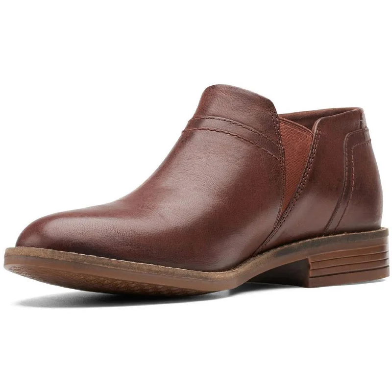 Clarks Womens Camzin Mix Leather Ankle Booties Hiking Boot Durability Style  