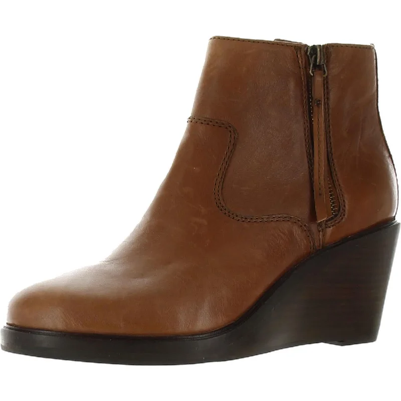 Clarks Womens Clarkdale 2 Zip Leather Side ipper Wedge Boots Vintage Oxford Appeal 