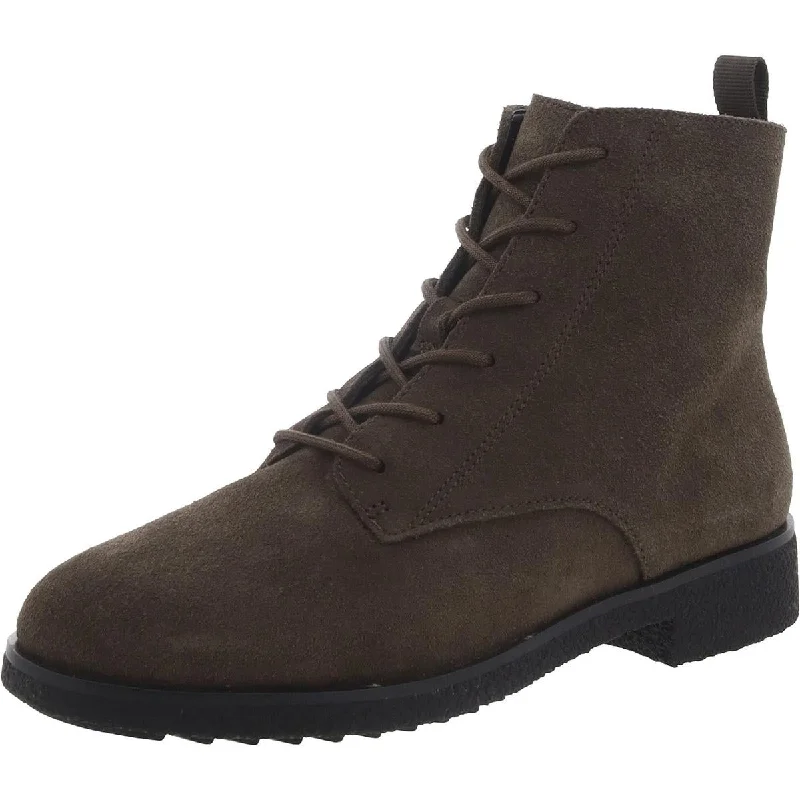 Clarks Womens GRIFFIN LACE Suede Lace up Ankle Boots Retro Basketball Sneaker Design  