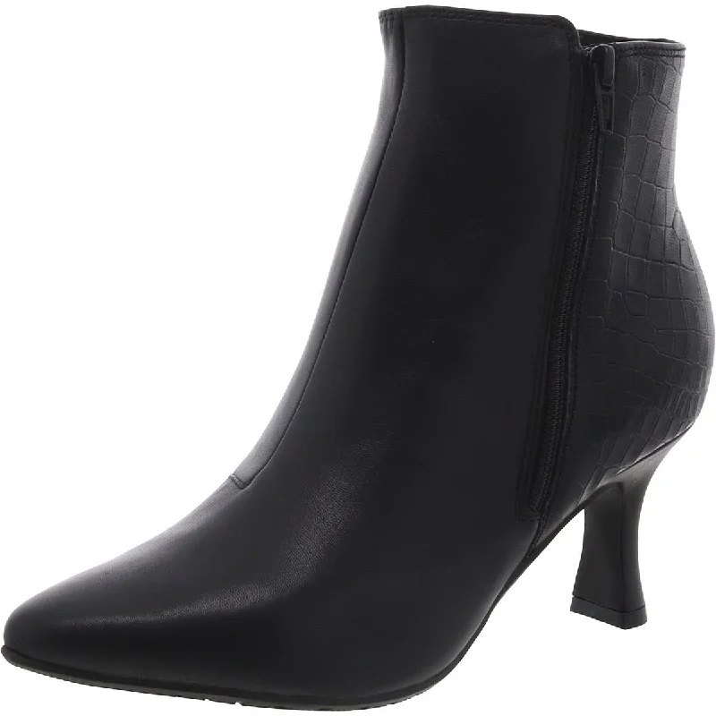 Clarks Womens Kataleyna Glow Zipper Pointed Toe Booties Camouflage Print Boot Style  