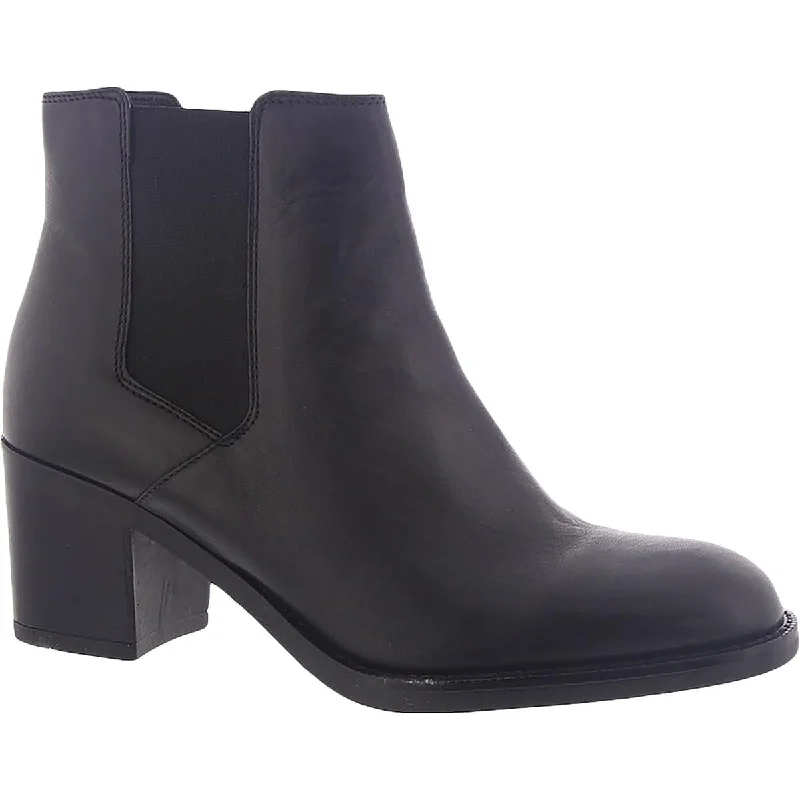 Clarks Womens Mascarpone Bay Leather Ankle Block Heel Boot Ankle - High Military Boot Style  