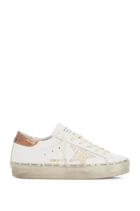 GOLDEN GOOSE classic hi star sneakers in Waterproof Hiking Boot Design  