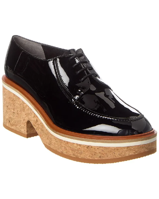 Clergerie Anja Patent Platform Oxford Performance Running Sneaker Look  