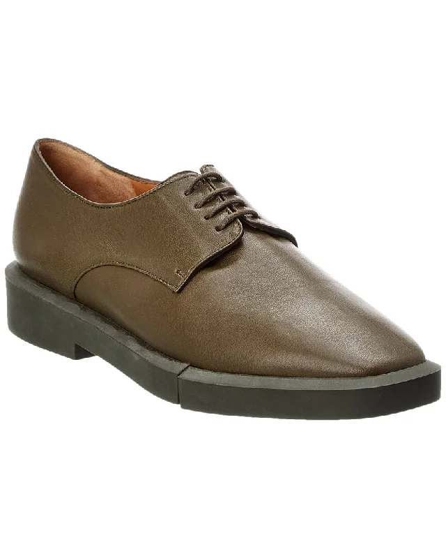 Clergerie Opale Leather Oxford Edwardian Shoe Look  