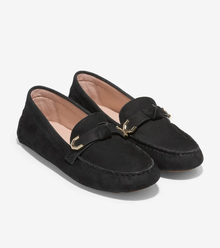 Cole Haan Evelyn Bow Driver Tailored Oxford Style 