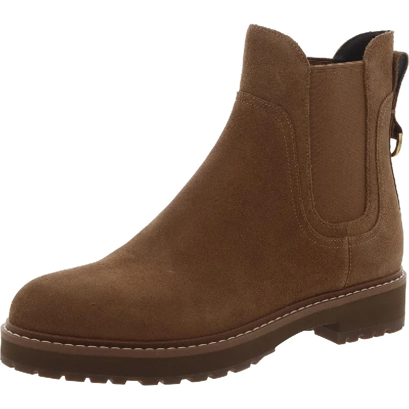 Cole Haan Womens Greenwhich Faux Suede Waterproof Ankle Boots Moccasin Soft - Sole Style  